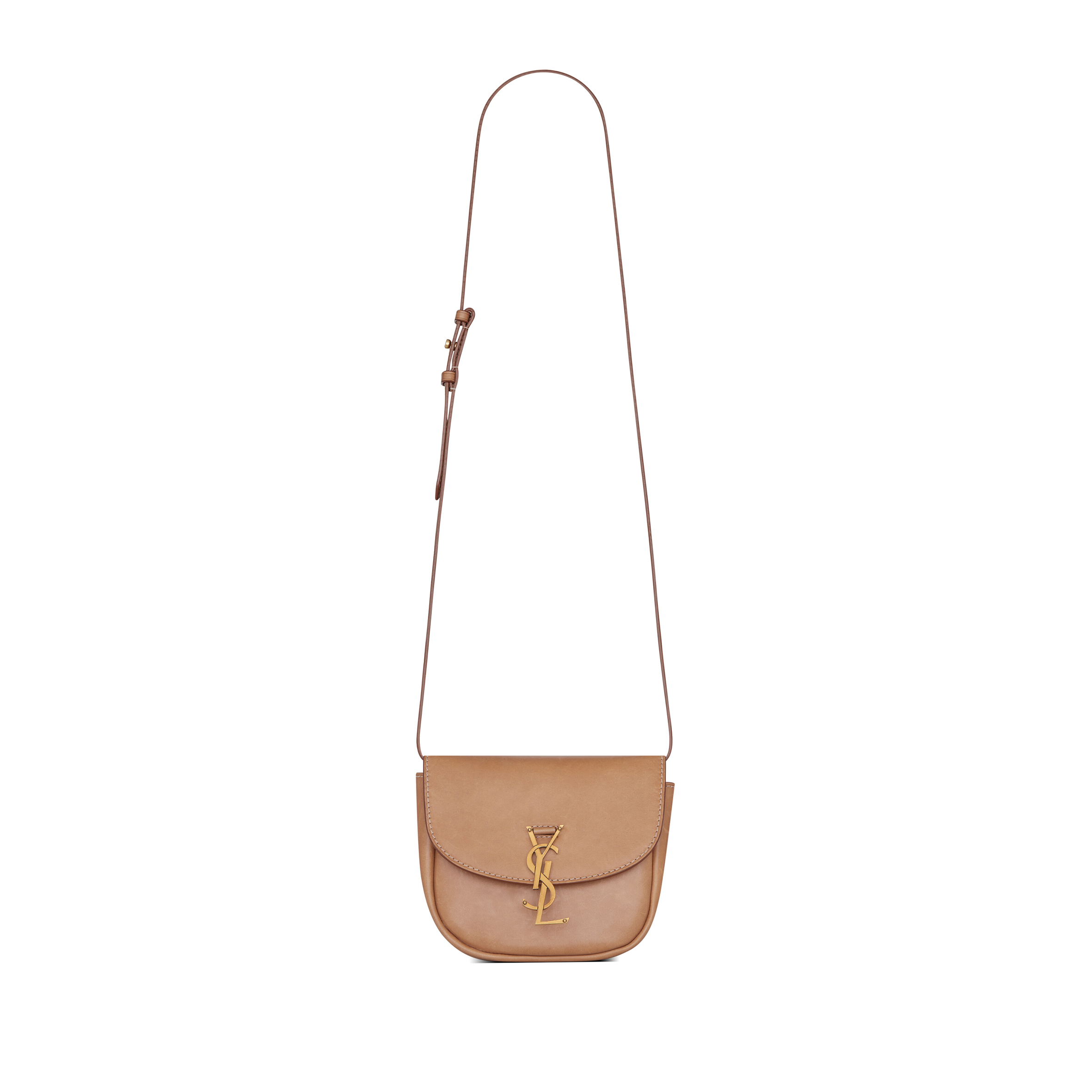 YSL KAIA SMALL SATCHEL IN SMOOTH VINTAGE LEATHER 619740BWR6W2725 (18*15.5*5.5cm)